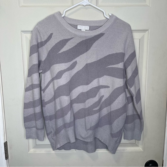 BAREFOOT DREAMS CozyChic Ultra Lite Ocean Reef Pullover Sweater Women's Sz M - Picture 1 of 10